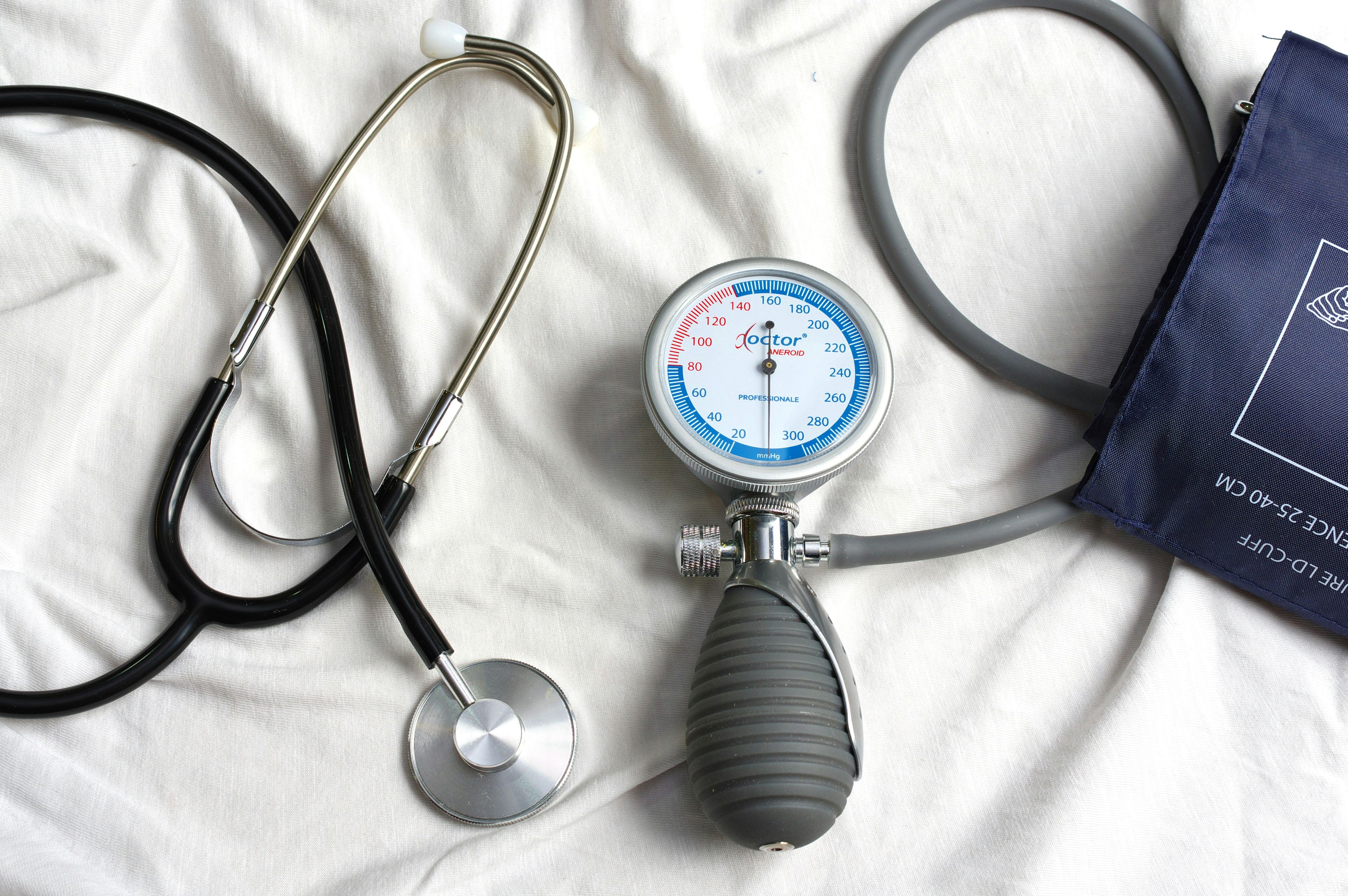 stethoscope and blood pressure cuff