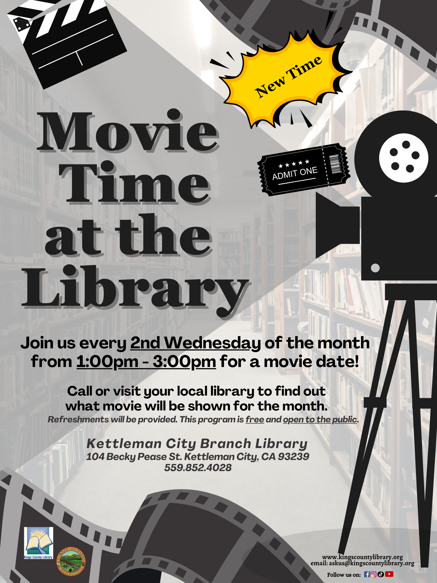 Movie Time at the Library