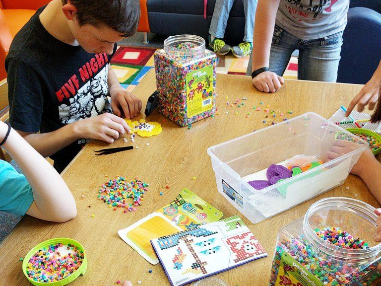 Kids at a Makerspace