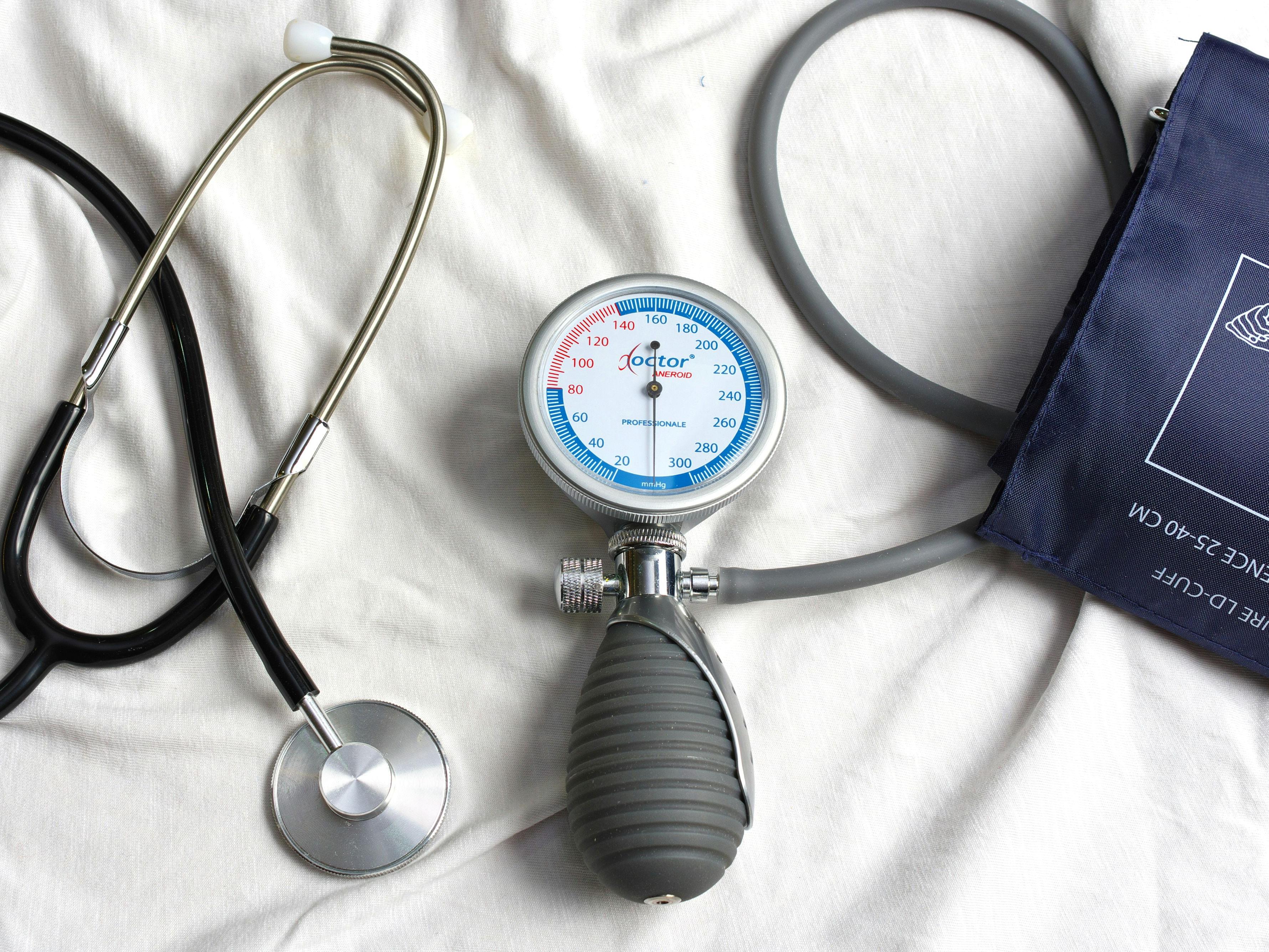 stethoscope and blood pressure cuff